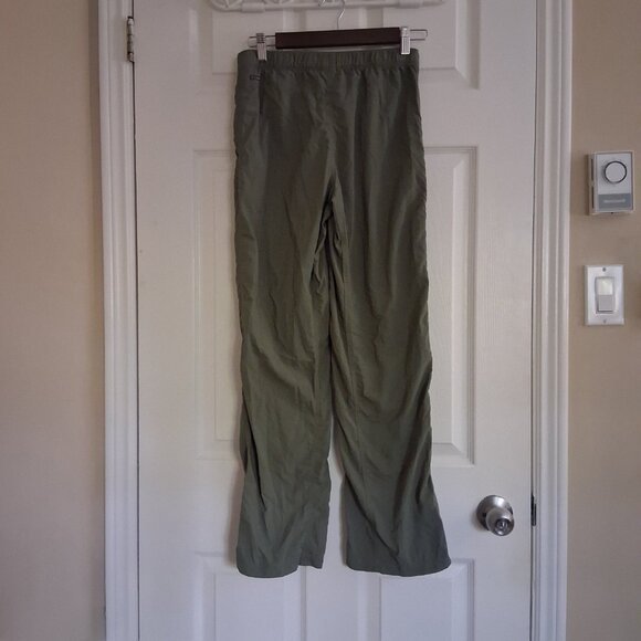 Columbia Boy's Youth Size L (14/16) Olive Green Omni-Shade Hiking Nylon Pants - Picture 3 of 13